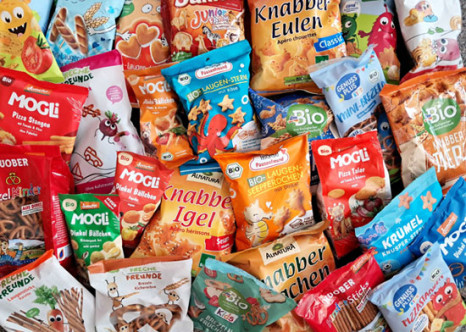 Salzgehalt in Kinder-Knabbersnacks zu hoch