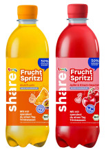 Neue Produktreihe ,Family Bio Frucht Spritzi&lsquo; von Share