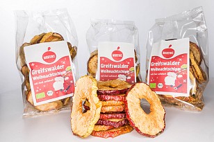 Greifswalder Weihnachtschips werben für regionale Produkte zum Fest