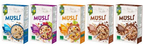 Bohlsener Mühle setzt bei neuen Bioland-Müslis auf aufmerksamkeitsstarke Verpackung und Genussvielfalt