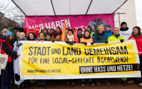 ‚Wir haben es satt!‘ fordert zukunftsfähige Agrarpolitik