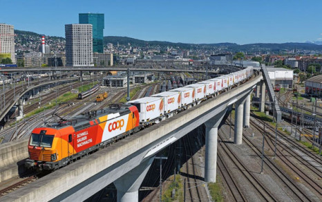 Coop beliefert Zürich jetzt per Güterzug
