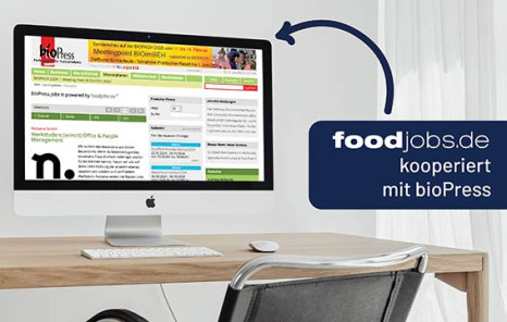 foodjobs.de kooperiert mit bioPress