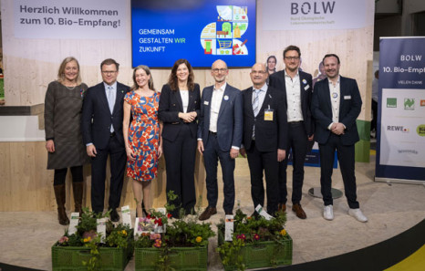 Bio-Empfang auf der Gr&uuml;nen Woche: Streit um Umweltstandards und Gentechnik