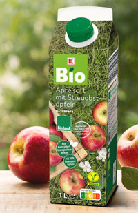 Bioland-Apfelsaft bei Kaufland