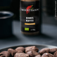 Mount Hagen Bio Dinkelkaffee, 100 g Glas