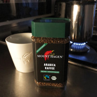 Mount Hagen Instant-Kaffee, 100 g entkoffeiniert, Glas