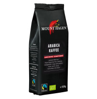 Mount Hagen Bio Röstkaffee, 500 g ganze Bohne, entkoffeiniert