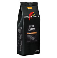 Mount Hagen Demeter Röstkaffee Peru, 500g ganze Bohne