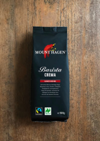 Mount Hagen Bio Röstkaffee Arabica Barista 500 g ganze Bohne