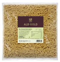 ALB-GOLD Bio Dinkel Spiralen mit Ei 4 x 2,5 kg