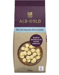 ALB-GOLD Bio Hartweizen Pasta Orecchiette 10 x 500 g