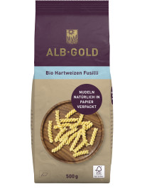 ALB-GOLD Bio Hartweizen Pasta Fusilli 8 x 500 g