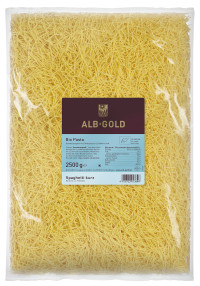 ALB-GOLD Bio Hartweizen Spaghetti kurz 4 x 2,5 kg