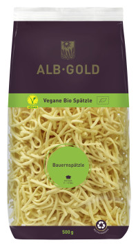 ALB-GOLD vegane Bio Bauernsp&auml;tzle 8 x 500 g