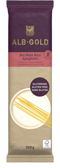 ALB-GOLD Bio Mais Reis Spaghetti 12 x 500 g